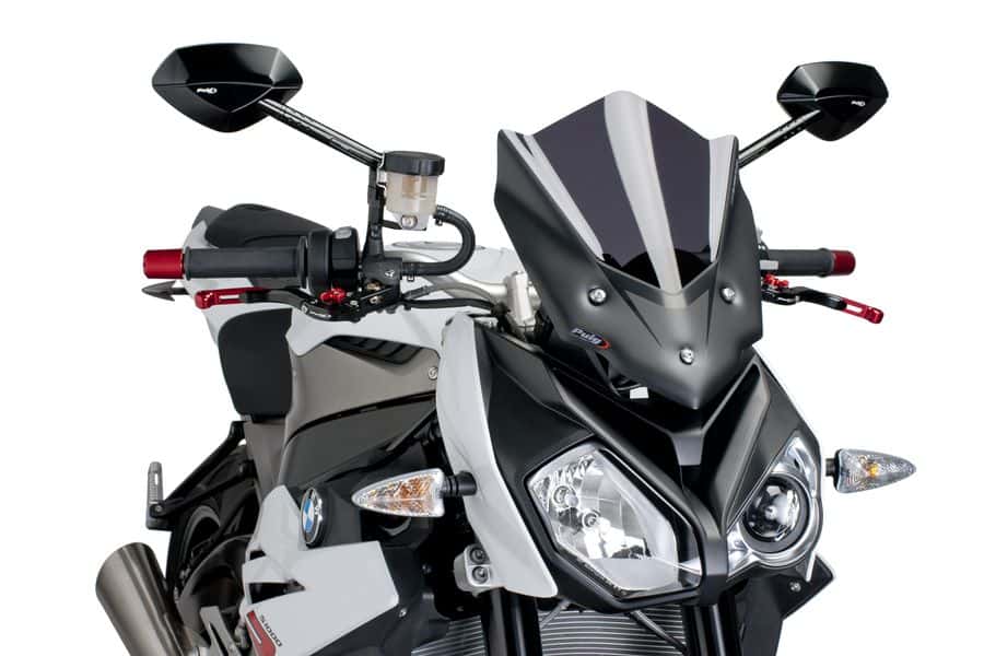 Puig Sport Screen | Dark Smoke | BMW S1000 R 2014>2018-M7040F-Screens-Pyramid Motorcycle Accessories