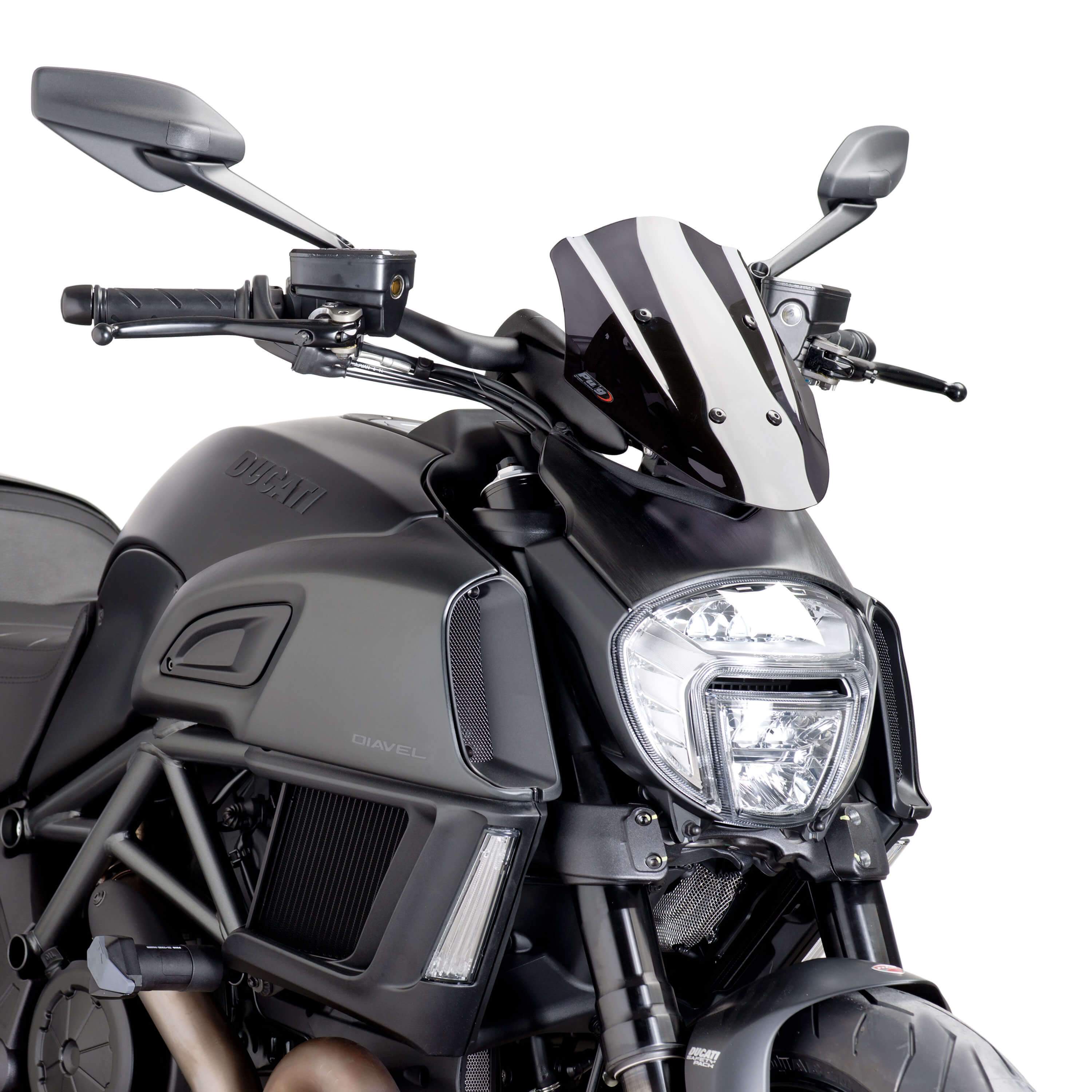 Puig Sport Screen | Dark Smoke | Ducati Diavel 2014>2018 -  Shop name