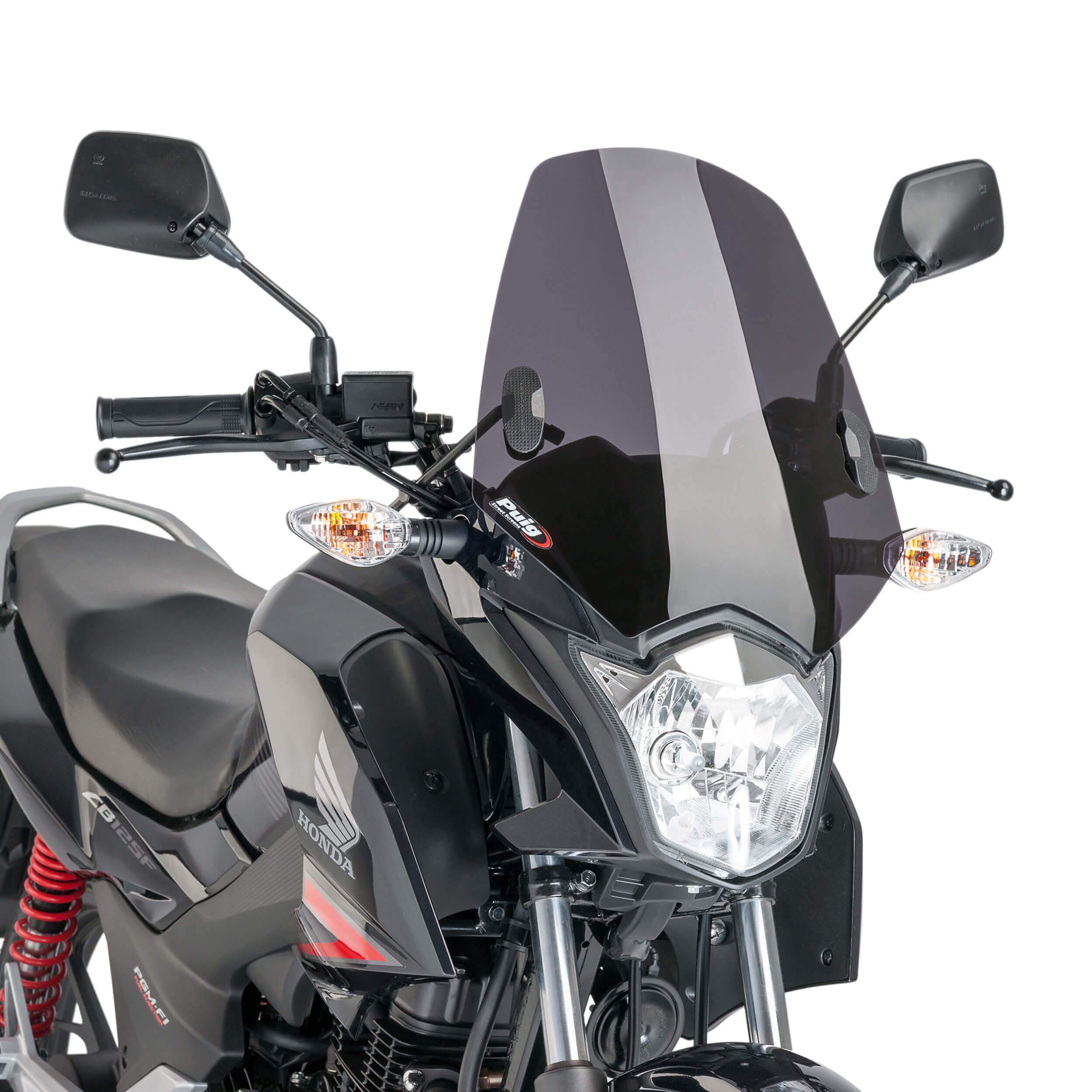 Puig Sport Screen | Dark Smoke | Honda CB 125 F 2015>2022 -  Shop name