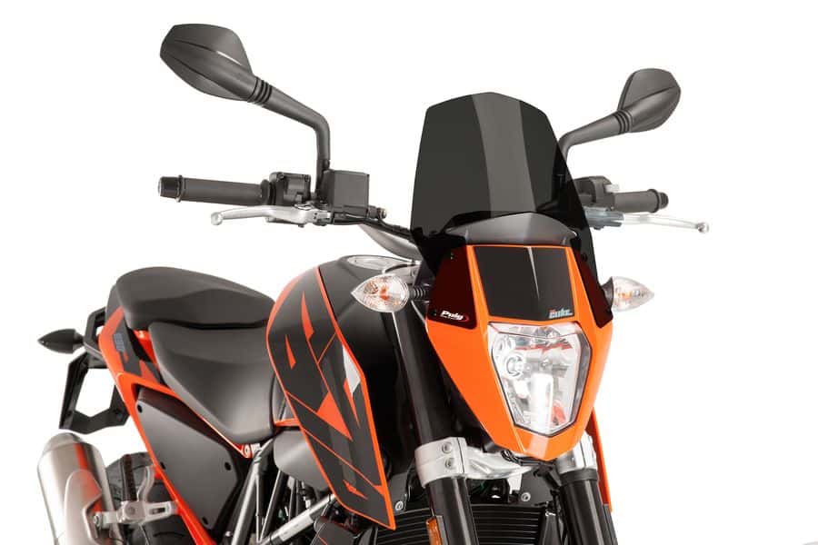 Puig Sport Screen | Dark Smoke | KTM 690 Duke 2012>2020-M6009F-Screens-Pyramid Motorcycle Accessories