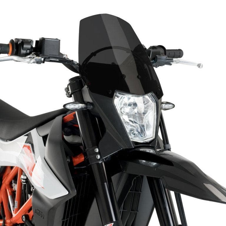 Puig Sport Screen | Dark Smoke | KTM 690 Enduro R 2019>Current-Screens-Pyramid Motorcycle Accessories