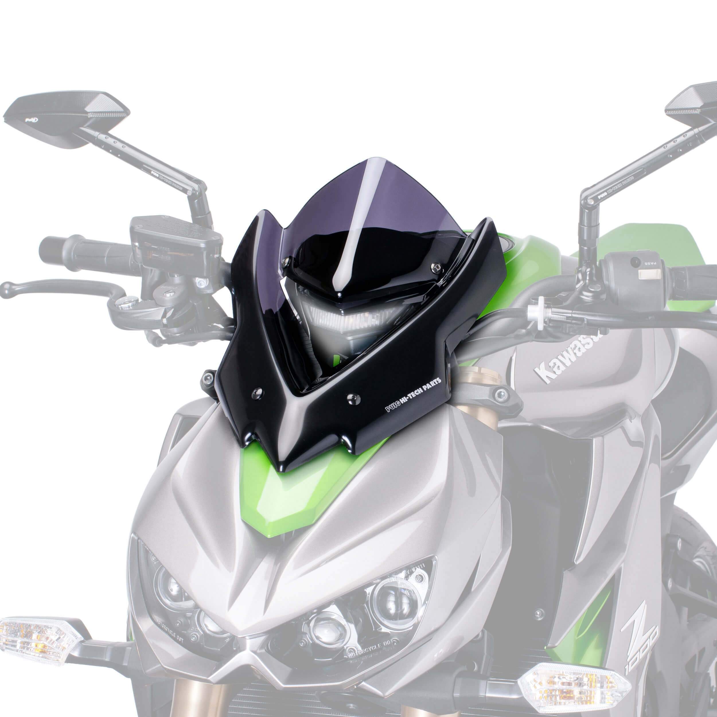 Puig Sport Screen | Dark Smoke | Kawasaki Z 1000 2014>2018 -  Shop name