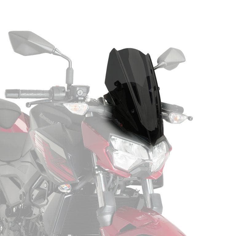 Puig Sport Screen | Dark Smoke | Kawasaki Z 400 2019>Current-M3548F-Screens-Pyramid Motorcycle Accessories