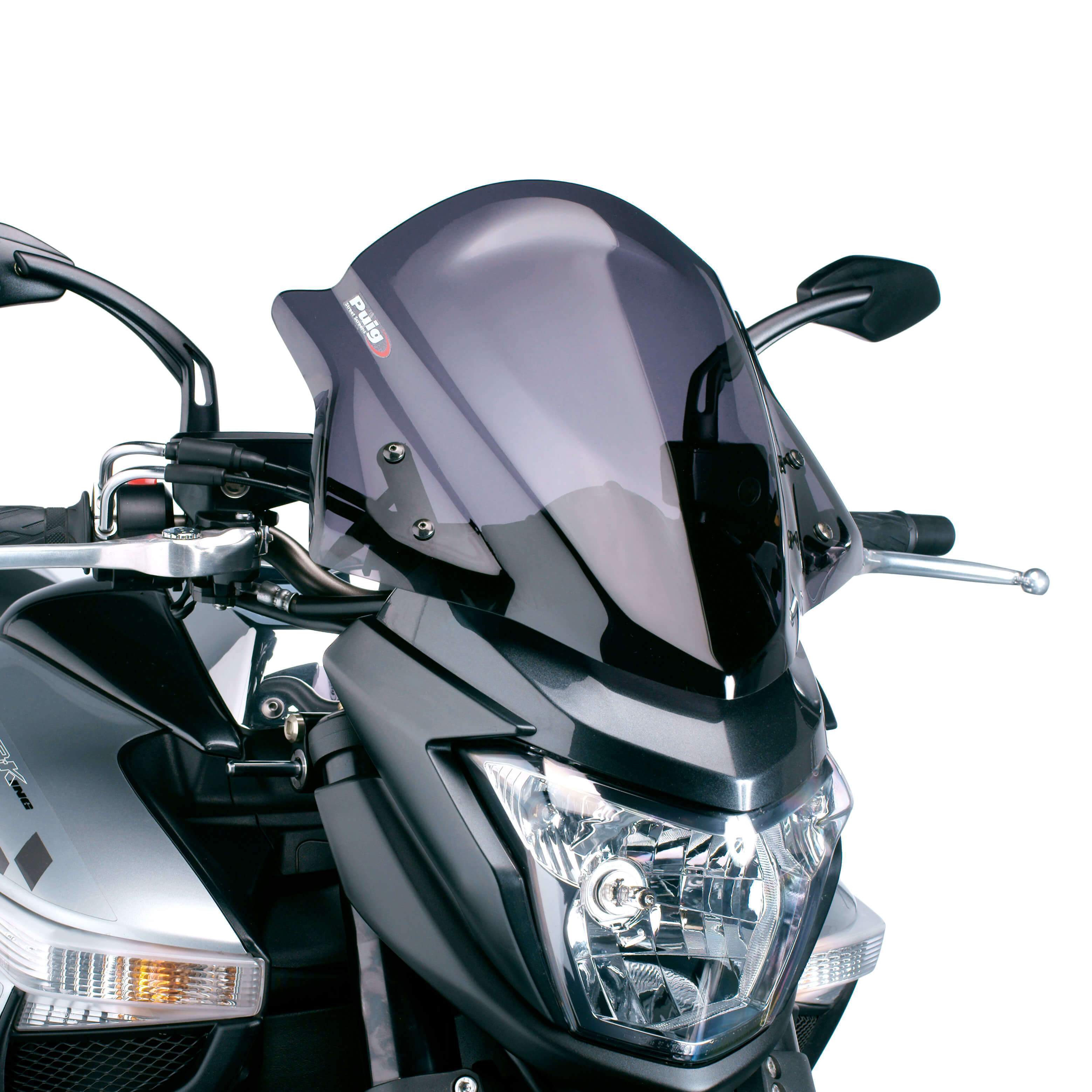 Puig Sport Screen | Dark Smoke | Suzuki B-King 2007>2011-Screens-Pyramid Motorcycle Accessories