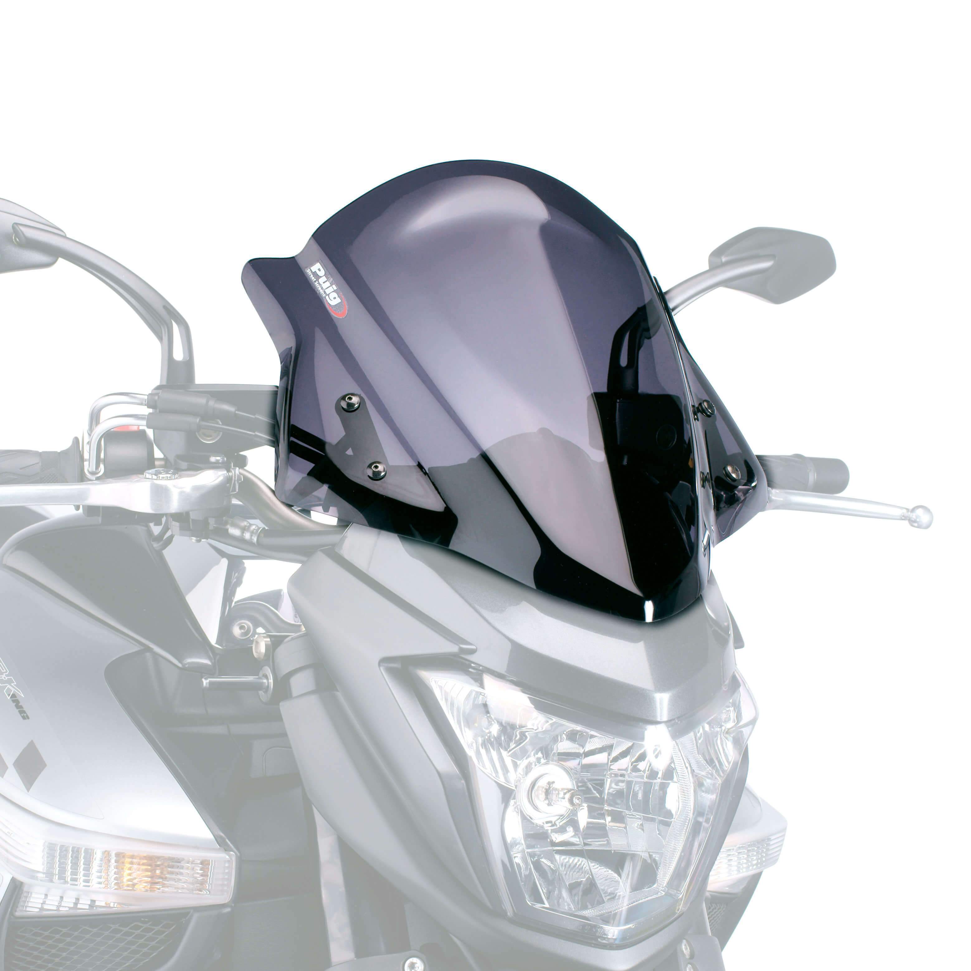 Puig Sport Screen | Dark Smoke | Suzuki B-King 2007>2011-Screens-Pyramid Motorcycle Accessories