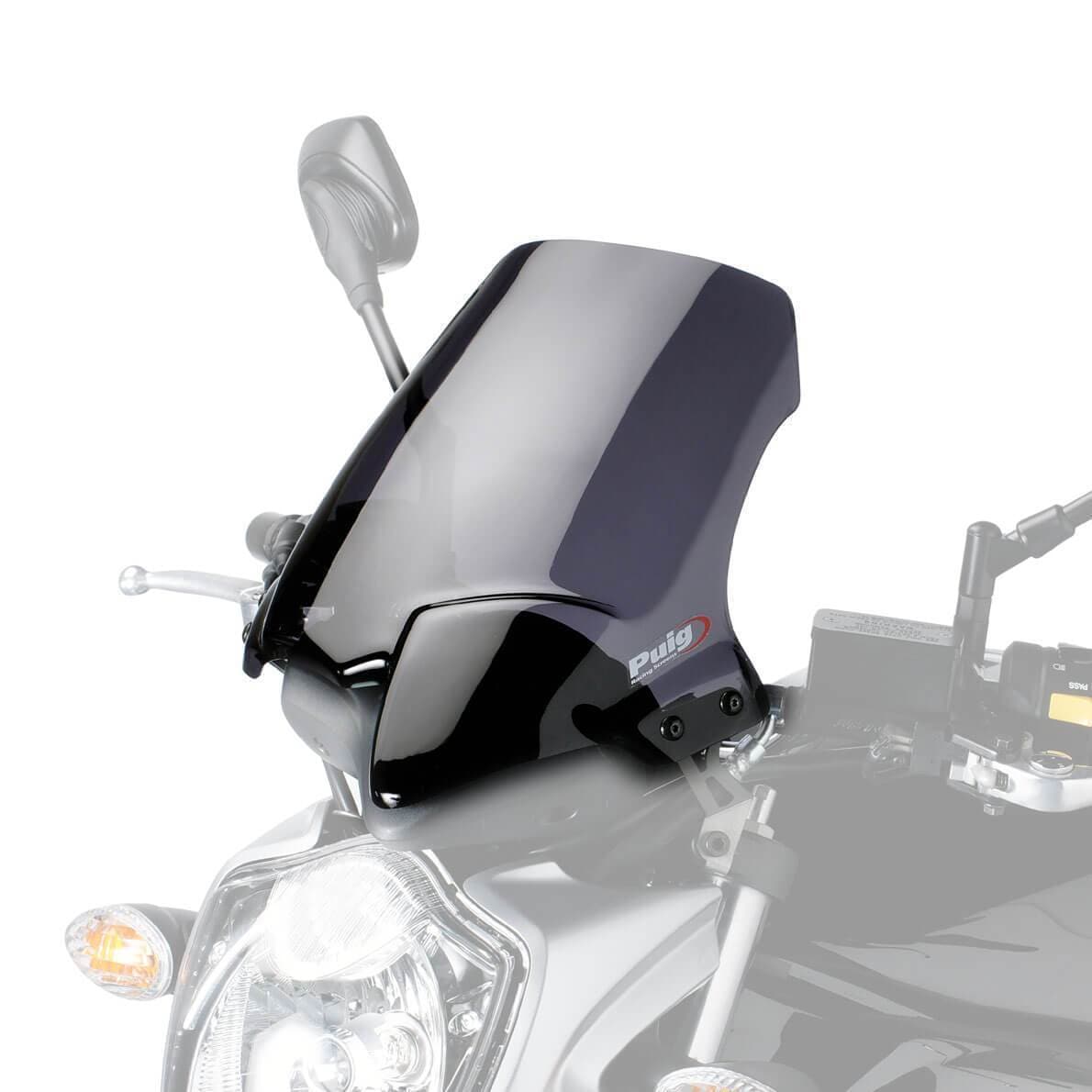 Puig Sport Screen | Dark Smoke | Suzuki GSF 1250 Bandit 2010>2013-M5027F-Screens-Pyramid Motorcycle Accessories