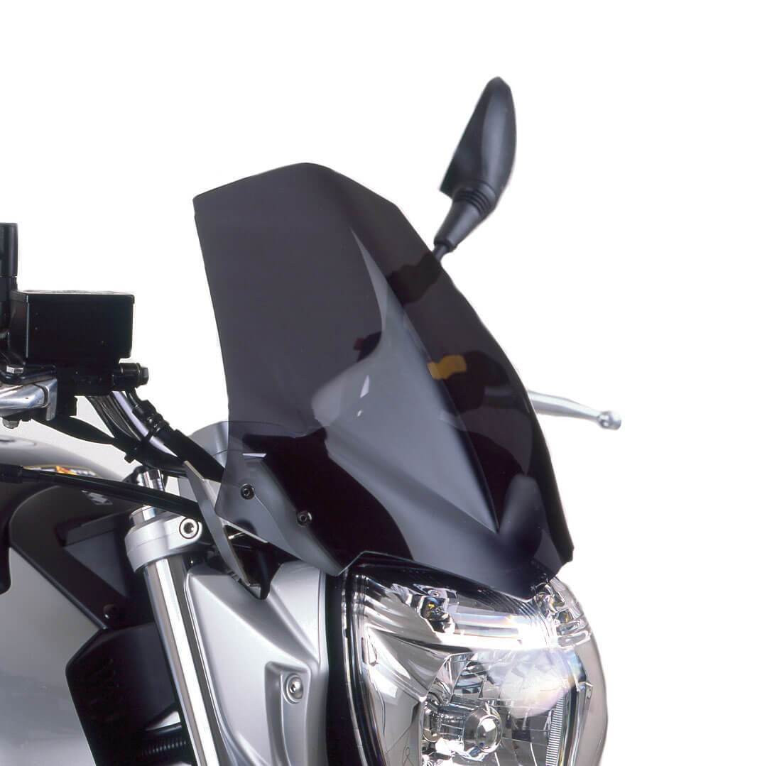 Puig Sport Screen | Dark Smoke | Suzuki GSR 600 2006>2011-Screens-Pyramid Motorcycle Accessories