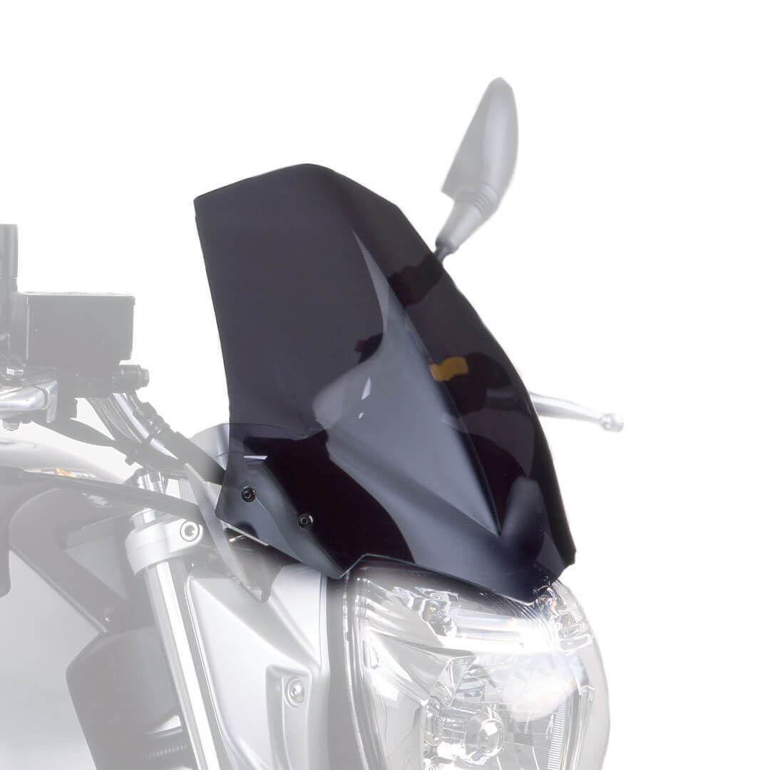 Puig Sport Screen | Dark Smoke | Suzuki GSR 600 2006>2011-M4117F-Screens-Pyramid Motorcycle Accessories