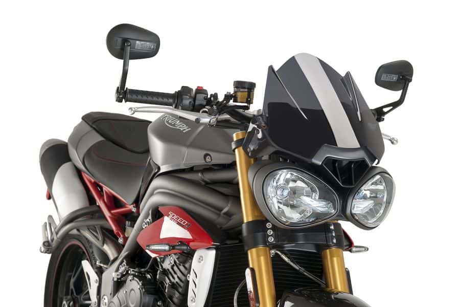 Puig Sport Screen | Dark Smoke | Triumph Speed Triple 1050 RS 2019>2020-M8929F-Screens-Pyramid Motorcycle Accessories