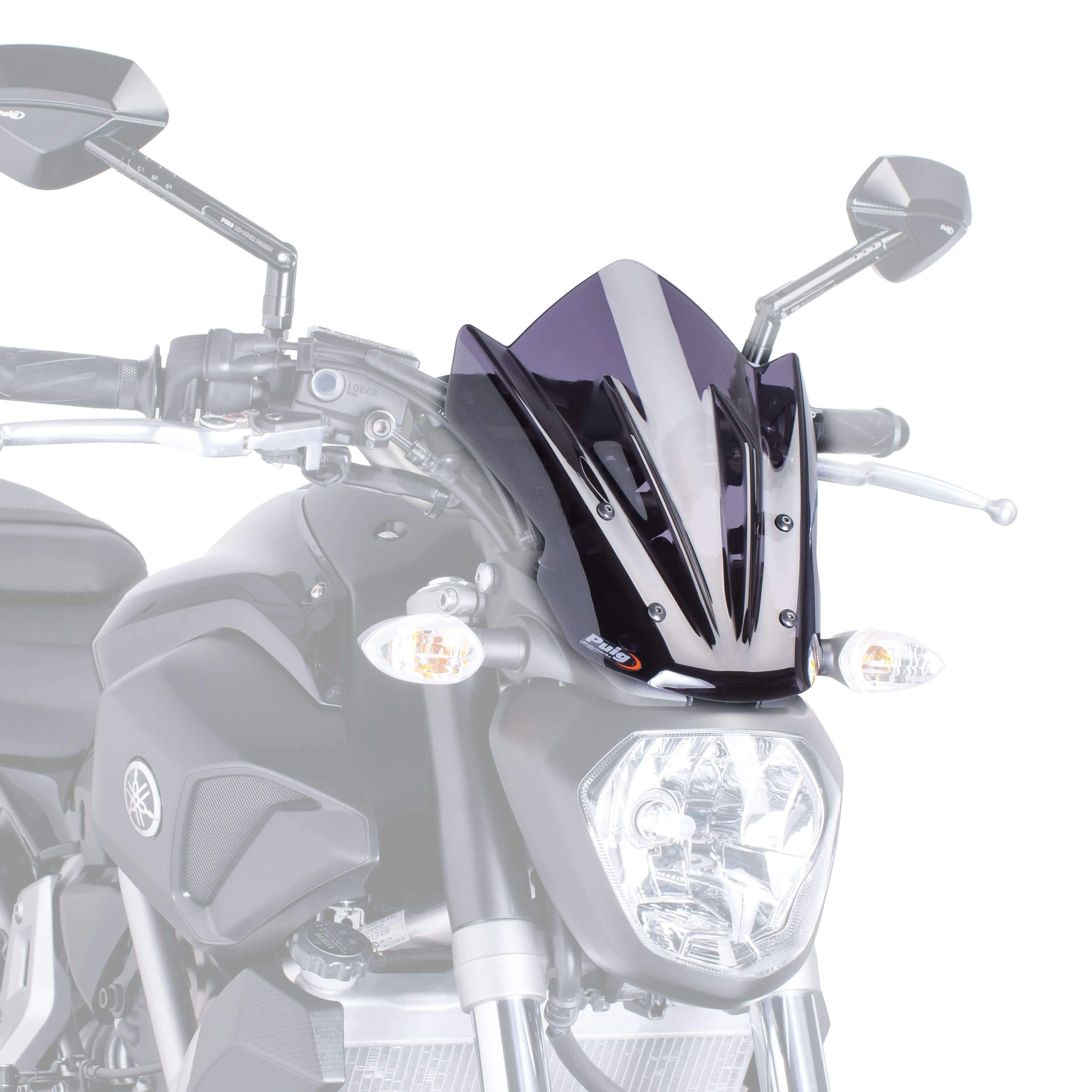 Puig Sport Screen | Dark Smoke | Yamaha MT-07 2014>2017 -  Shop name