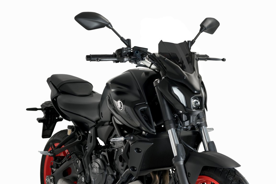 Puig Sport Screen | Dark Smoke | Yamaha MT-07 2021>Current-M20618F-Screens-Pyramid Motorcycle Accessories