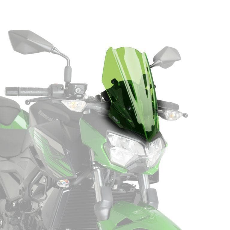 Puig Sport Screen | Green | Kawasaki Z 400 2019>Current-M3548V-Screens-Pyramid Motorcycle Accessories