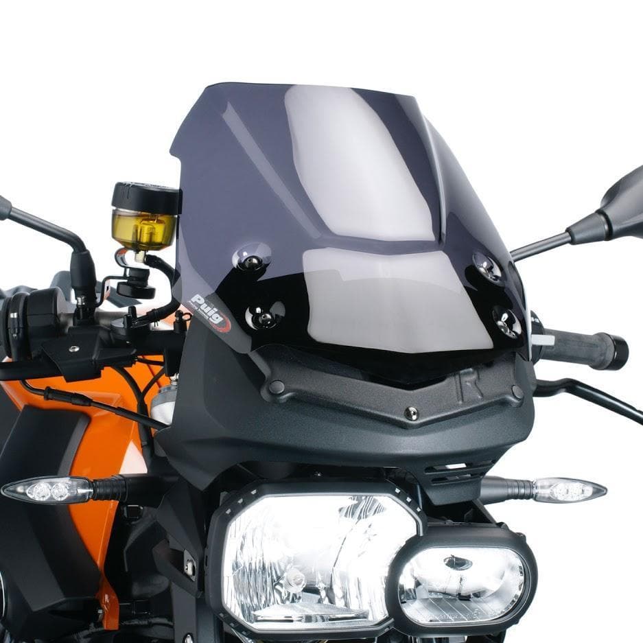 Puig Sport Screen | Light Smoke | BMW F800 R 2009>2014-M5051H-Screens-Pyramid Motorcycle Accessories