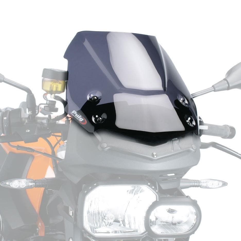 Puig Sport Screen | Light Smoke | BMW F800 R 2009>2014-M5051H-Screens-Pyramid Motorcycle Accessories