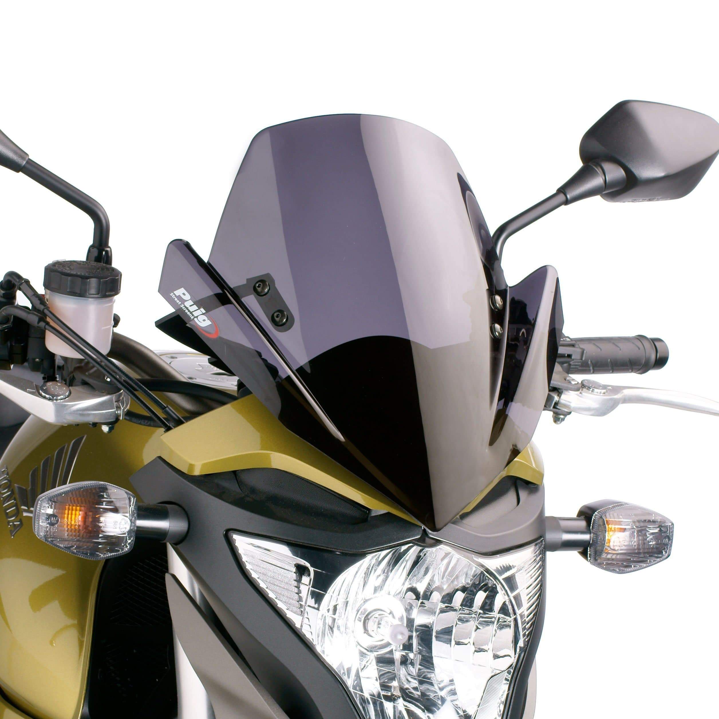 Puig Sport Screen | Light Smoke | Honda CB 1000 R 2008>2010-M4673H-Screens-Pyramid Motorcycle Accessories