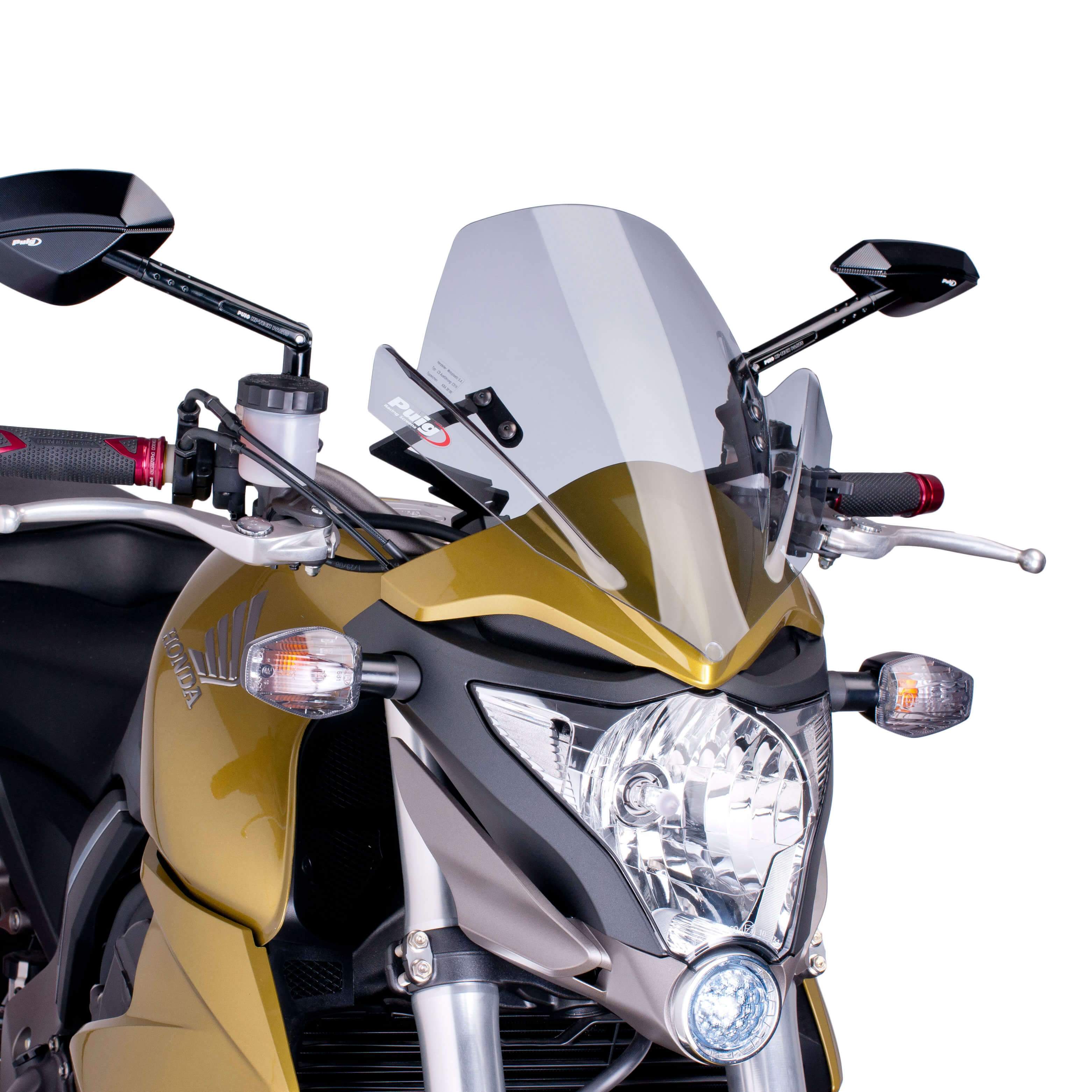 Puig Sport Screen | Light Smoke | Honda CB 1000 R 2011>2017-Screens-Pyramid Motorcycle Accessories