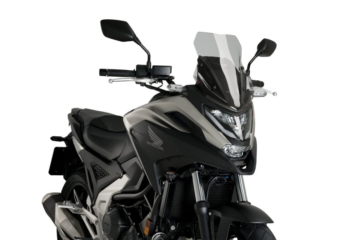Puig Sport Screen | Light Smoke | Honda NC 750 X 2021>2024 -   Pyramid Motorcycle Accessories