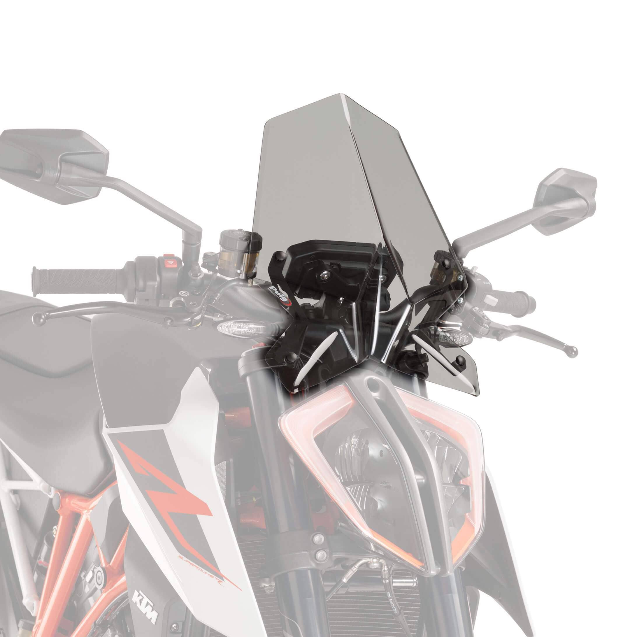 Puig Sport Screen | Light Smoke | KTM 1290 Superduke R 2017>2019-M9692H-Screens-Pyramid Motorcycle Accessories
