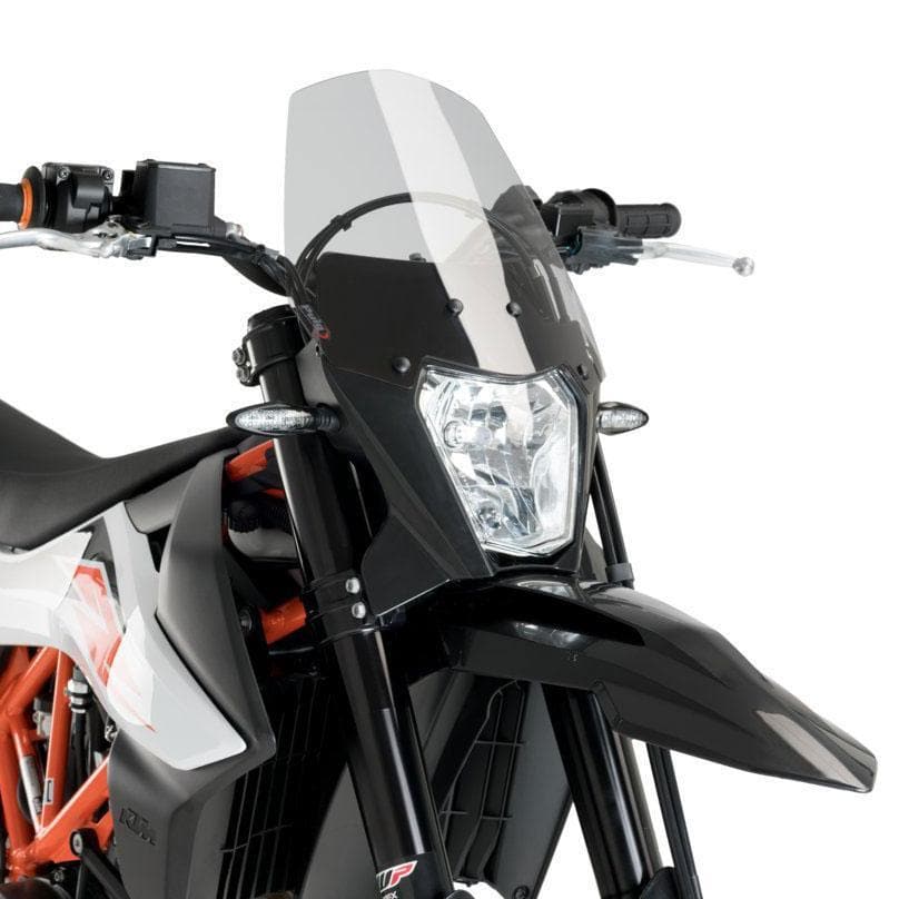 Puig Sport Screen | Light Smoke | KTM 690 SMC R 2019>Current-M3586H-Screens-Pyramid Motorcycle Accessories