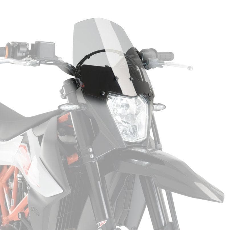 Puig Sport Screen | Light Smoke | KTM 690 SMC R 2019>Current-M3586H-Screens-Pyramid Motorcycle Accessories