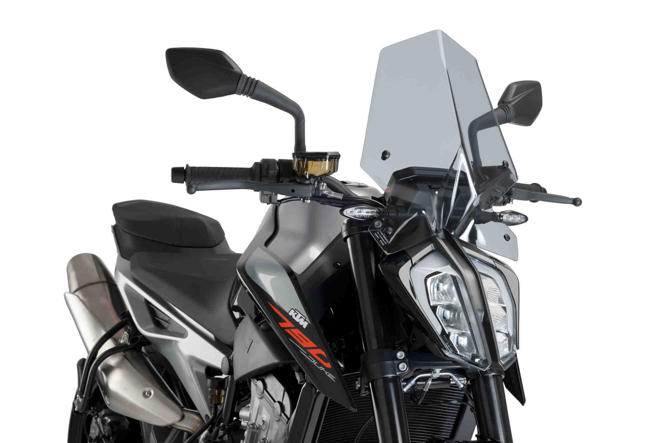 Puig Sport Screen | Light Smoke | KTM 790 Duke 2018>Current-M9668H-Screens-Pyramid Motorcycle Accessories