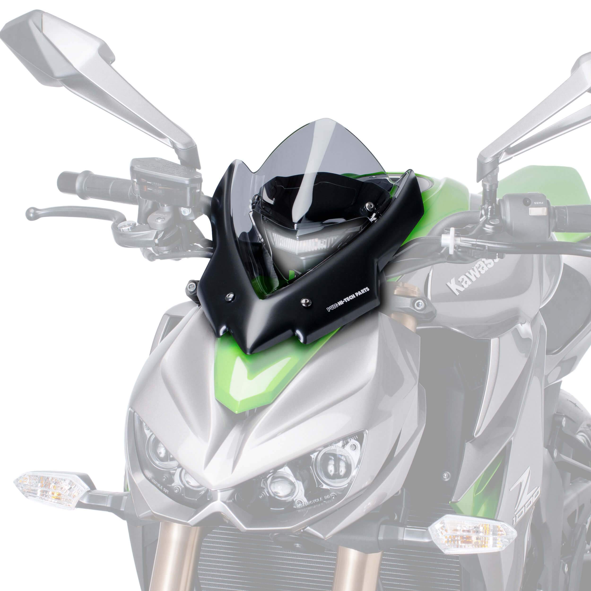 Puig Sport Screen | Light Smoke | Kawasaki Z 1000 2014>2018 -  Shop name