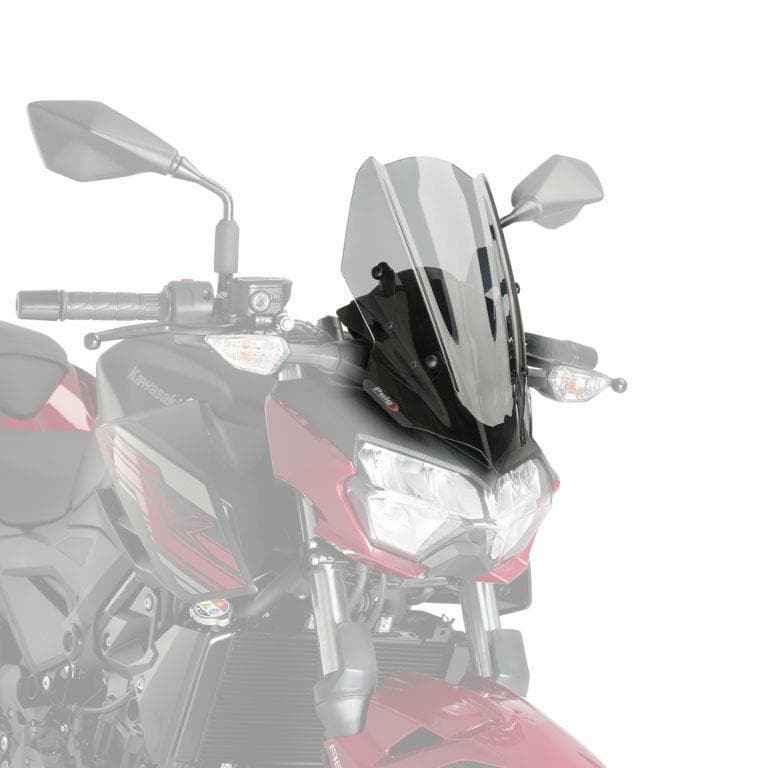 Puig Sport Screen | Light Smoke | Kawasaki Z 400 2019>Current-Screens-Pyramid Motorcycle Accessories