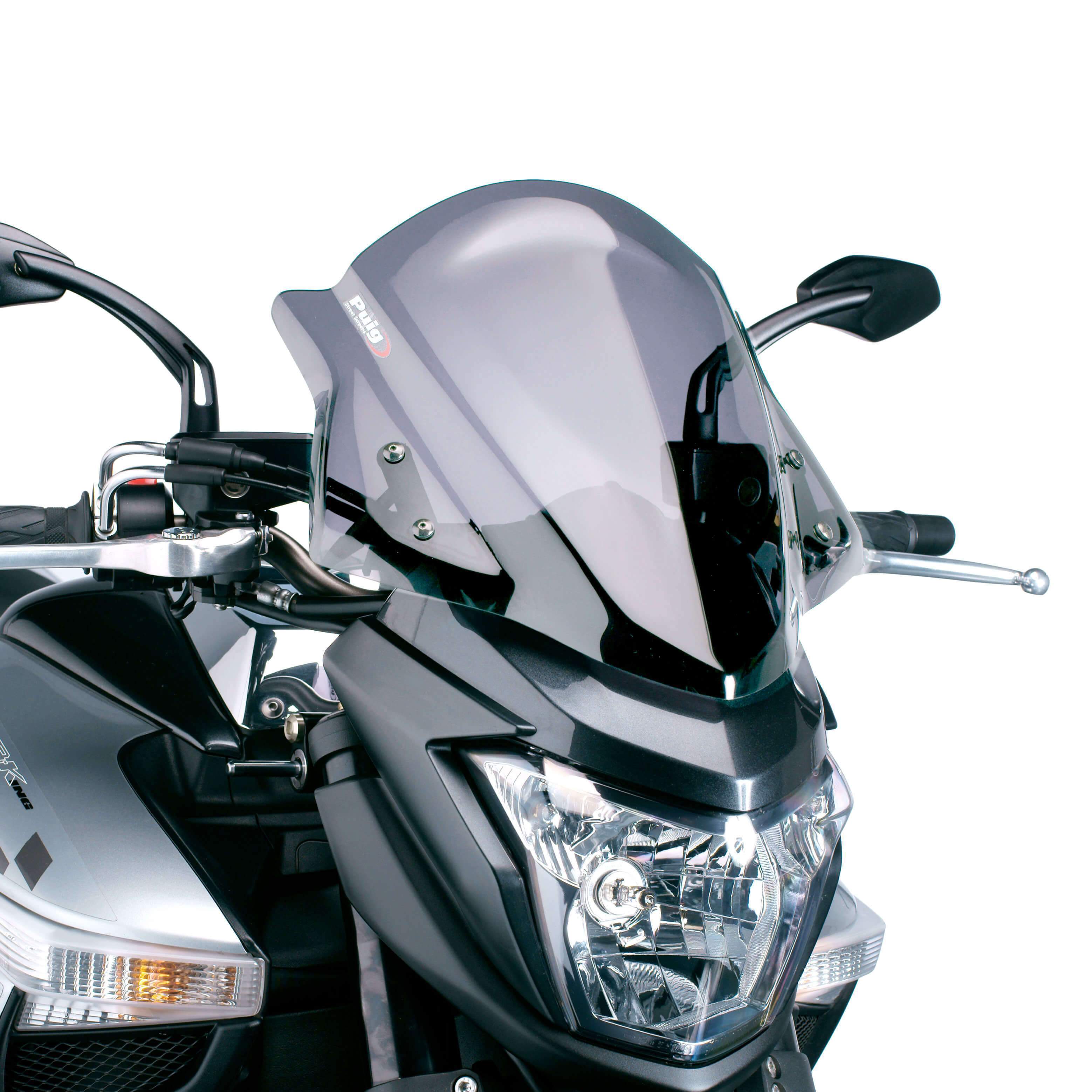 Puig Sport Screen | Light Smoke | Suzuki B-King 2007>2011-Screens-Pyramid Motorcycle Accessories