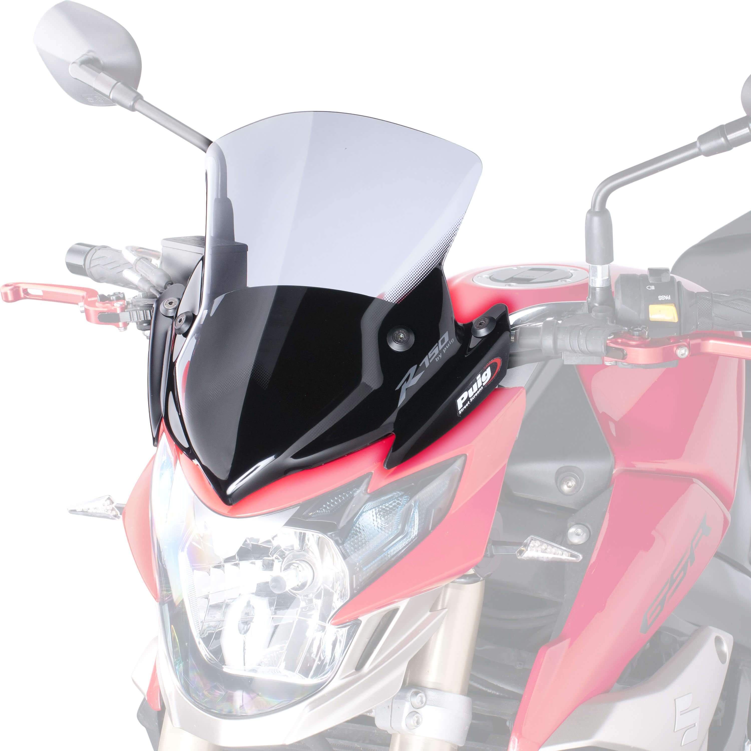 Puig Sport Screen | Light Smoke | Suzuki GSR 750 2011>2016-M5646H-Screens-Pyramid Motorcycle Accessories
