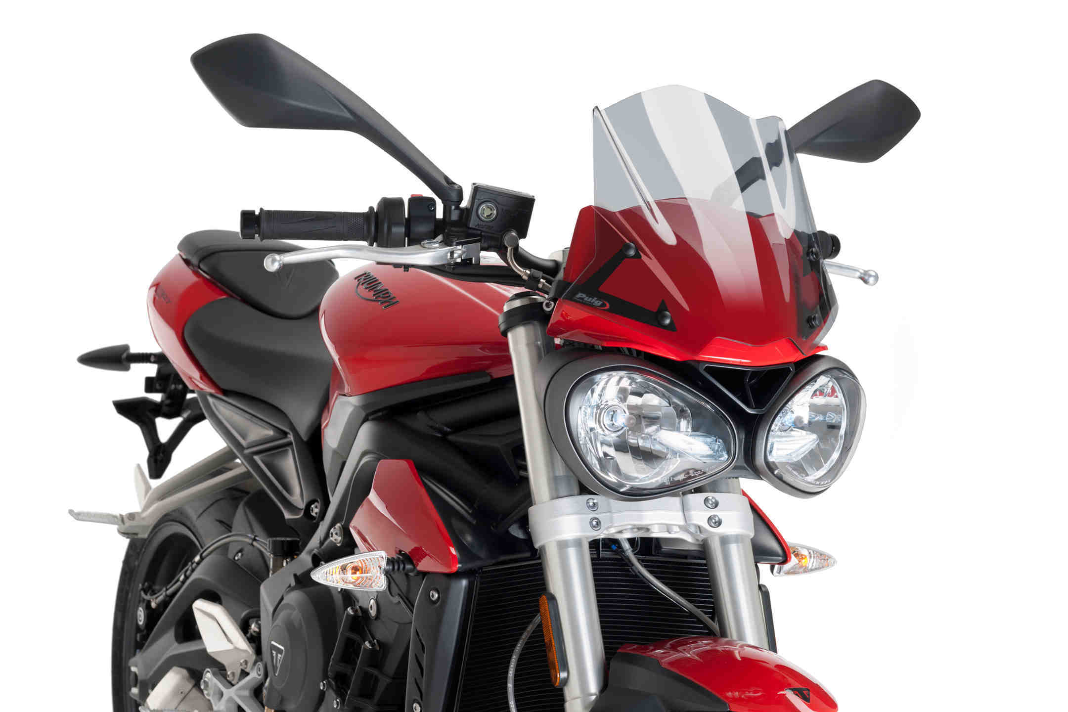 Puig Sport Screen | Light Smoke | Triumph Street Triple 765 S 2017>2019 -  Shop name