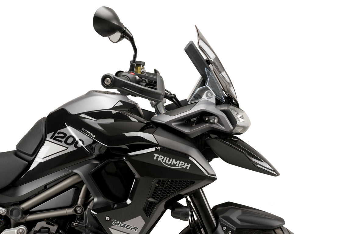 Puig Sport Screen | Light Smoke | Triumph Tiger 1200 GT Pro 2022>Current-M21394H-Screens-Pyramid Motorcycle Accessories