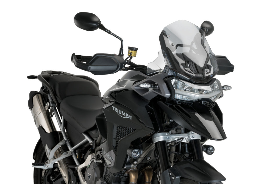 Puig Sport Screen | Light Smoke | Triumph Tiger 1200 GT Pro 2022>Current-M21394H-Screens-Pyramid Motorcycle Accessories