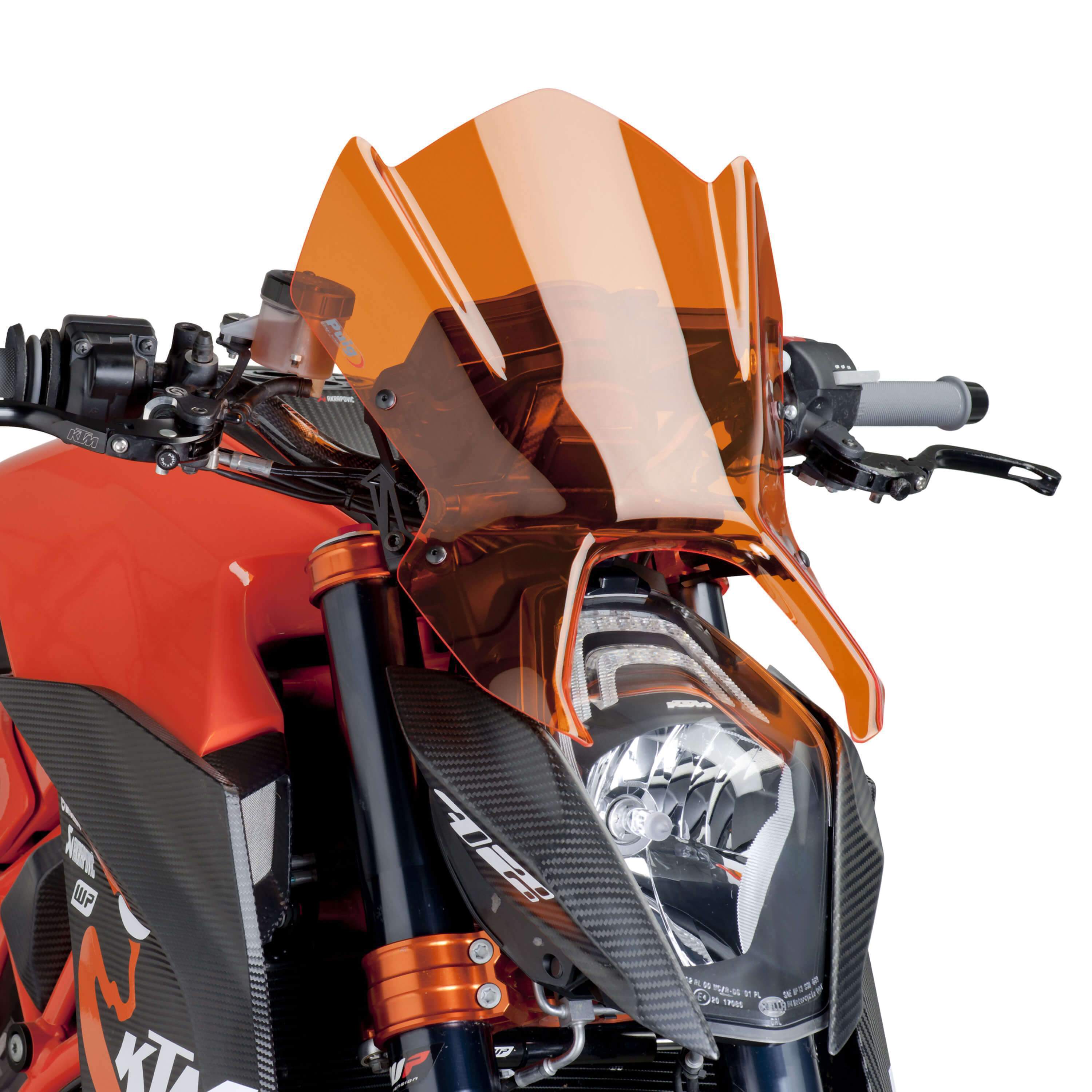 Puig Sport Screen | Orange | KTM 1290 Super Duke R 2014>2016 -  Shop name
