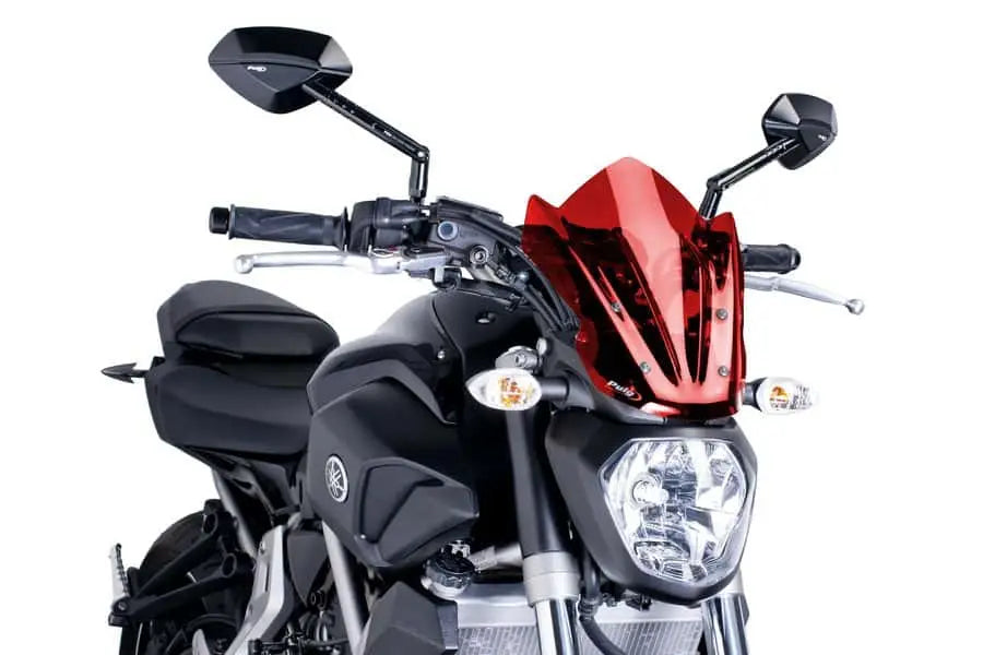 Puig Sport Screen | Red | Yamaha MT-07 2014>2017 -  Shop name