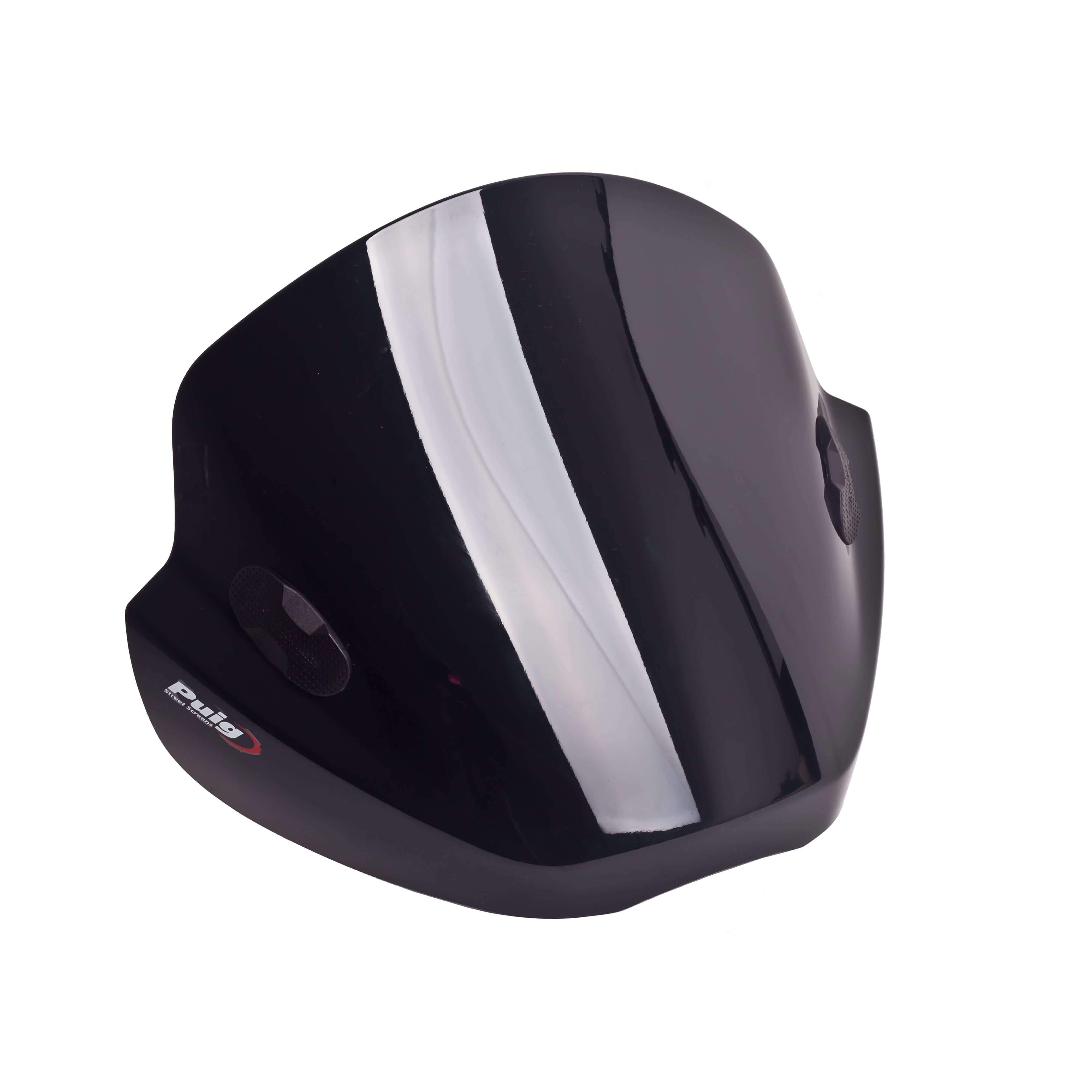 Puig Stream Screen | Black (Opaque) | Ducati Scrambler Cafe Racer 2015>Current-Screens-Pyramid Motorcycle Accessories