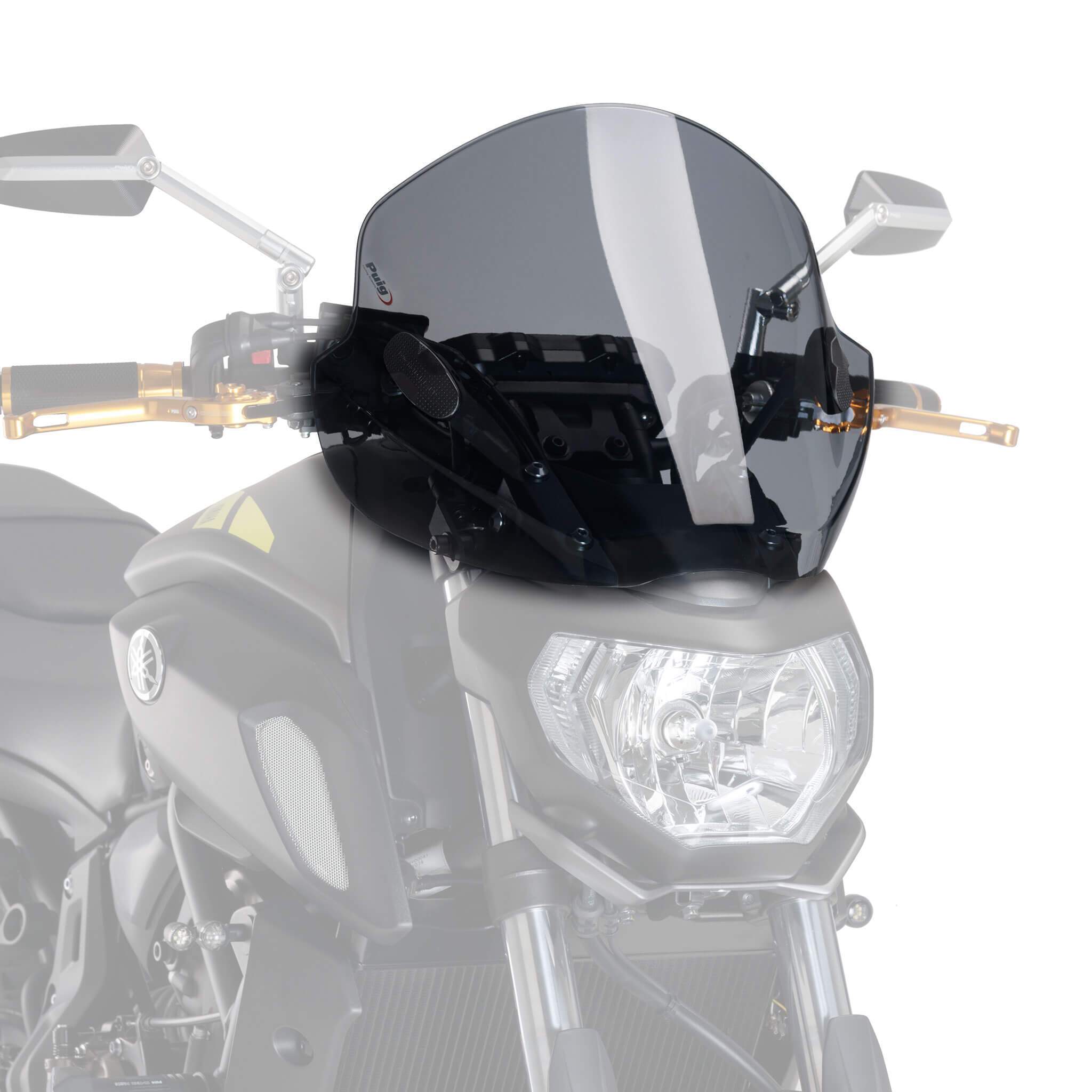 Puig Stream Screen | Dark Smoke | Ducati Scrambler Sixty2 2015>Current-Screens-Pyramid Motorcycle Accessories