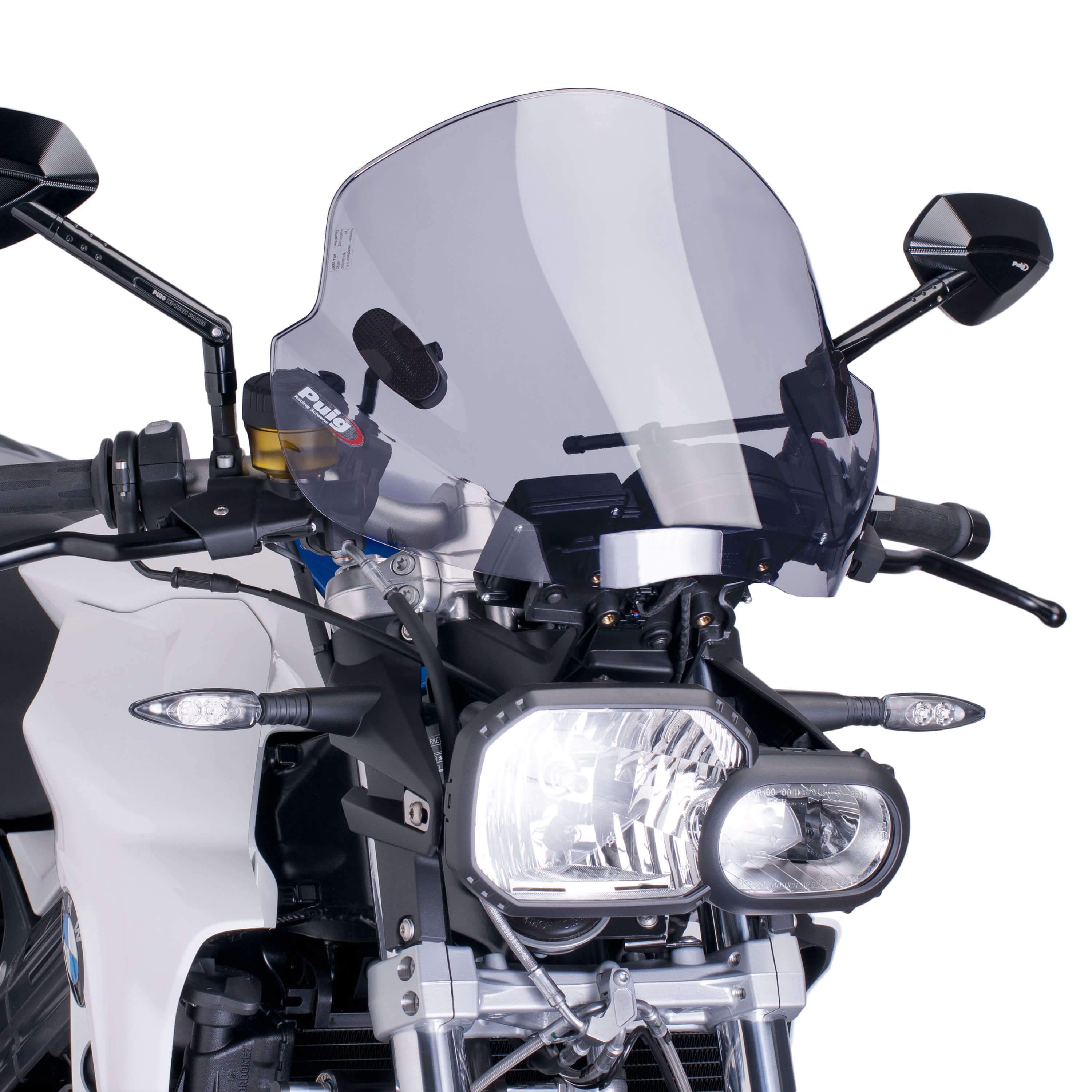 Puig Stream Screen | Light Smoke | BMW F800 R 2009>2014-M5022H-Screens-Pyramid Motorcycle Accessories