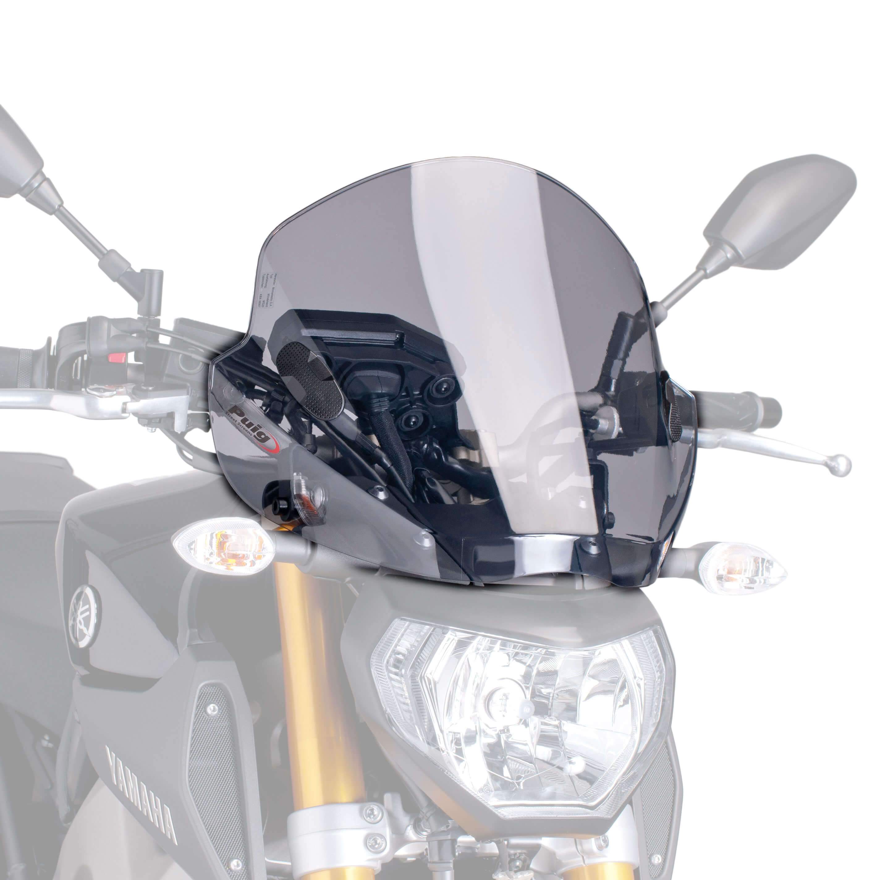 Puig Stream Screen | Light Smoke | Yamaha MT-09 2013>2016 -  Shop name