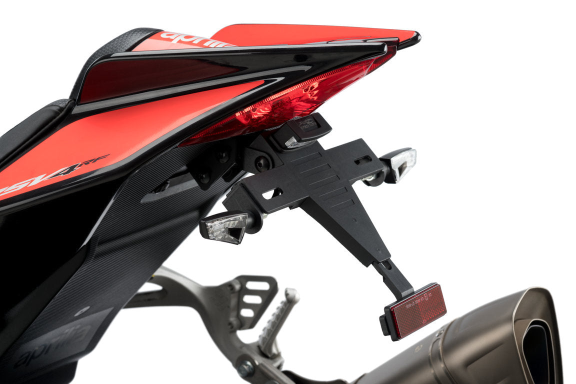 Puig Tail Tidy | Black | Aprilia Tuono V4 1100 Factory 2015>2020 -   Pyramid Motorcycle Accessories