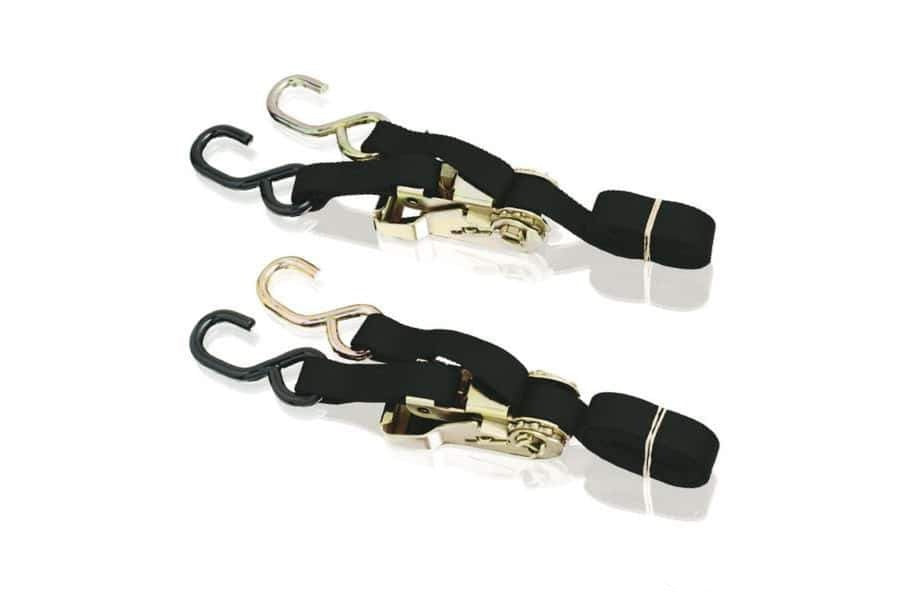 Puig Tie Down Straps with Hooks Pair | Black-M6274N-Accessories-Pyramid Motorcycle Accessories