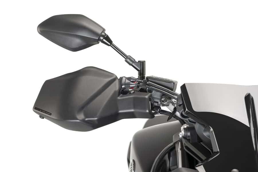 Puig Touring Handguards | Matte Black | Yamaha XSR 700 XTribute 2019>Current-M8548J-Handguards-Pyramid Motorcycle Accessories