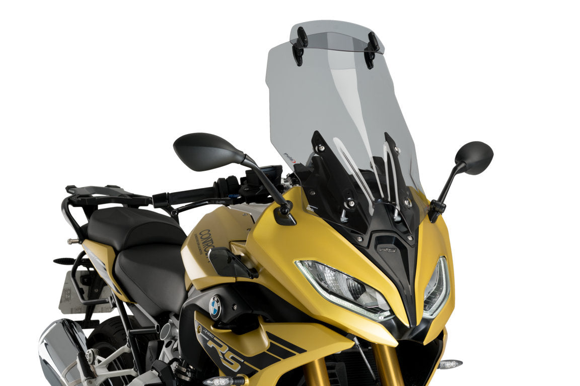 Puig Touring Plus Screen with Visor | Light Smoke | BMW R1200 RS 2015>2018-M7618H-Screens-Pyramid Motorcycle Accessories