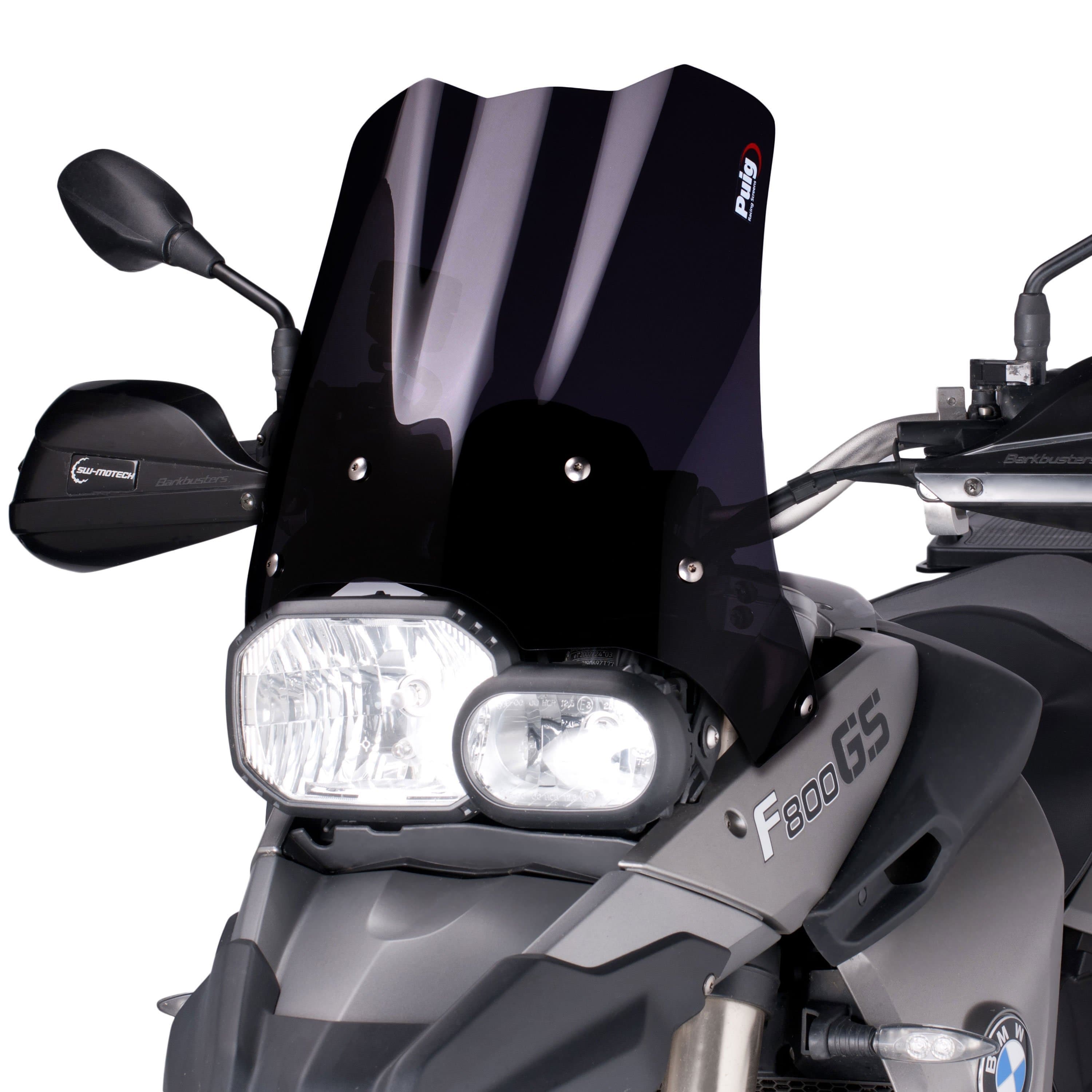 Puig Touring Screen | Black (Opaque) | BMW F650 GS 2008>2012-M4670N-Screens-Pyramid Motorcycle Accessories