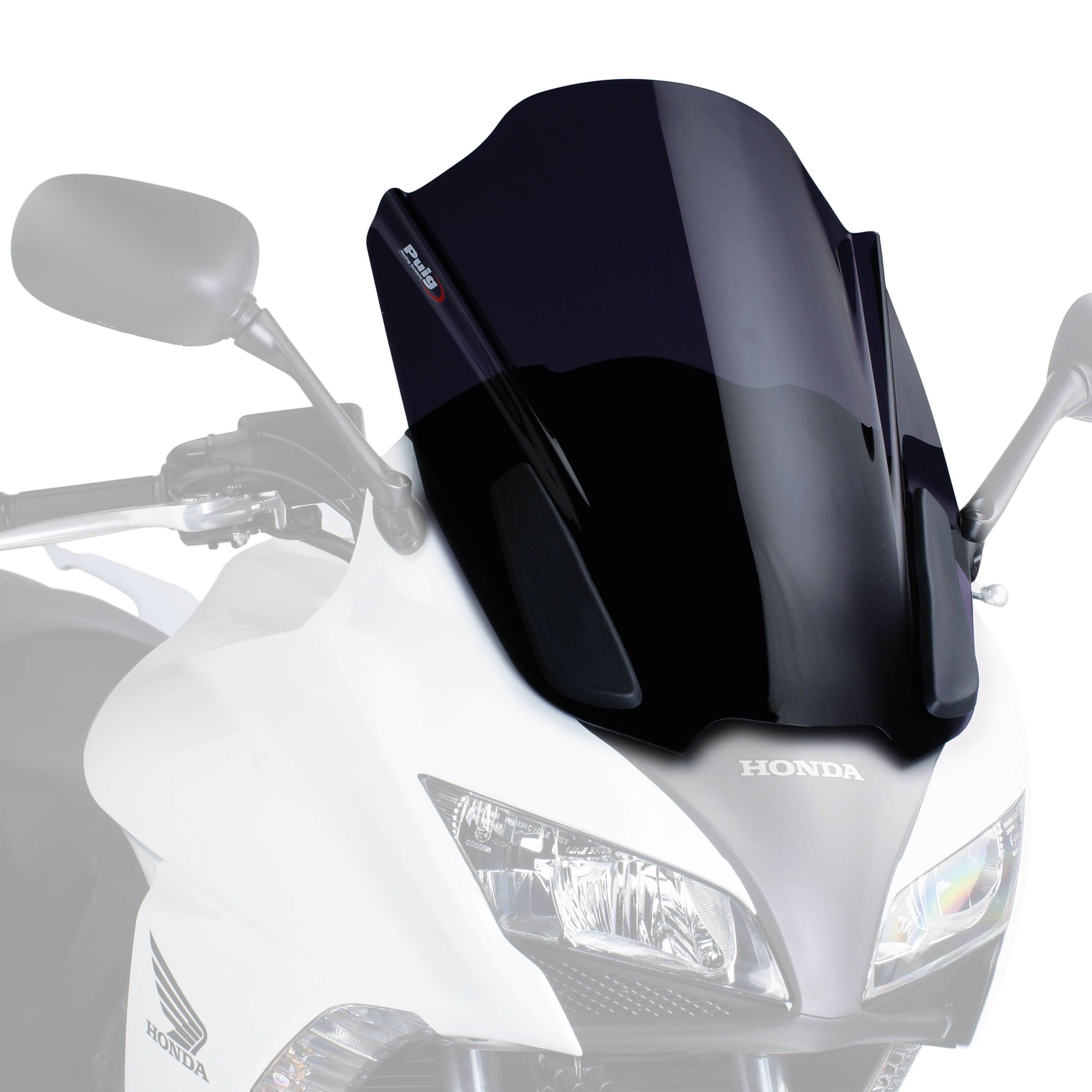 Puig Touring Screen | Black (Opaque) | Honda CBF 1000 FA 2010>2016-M5252N-Screens-Pyramid Motorcycle Accessories