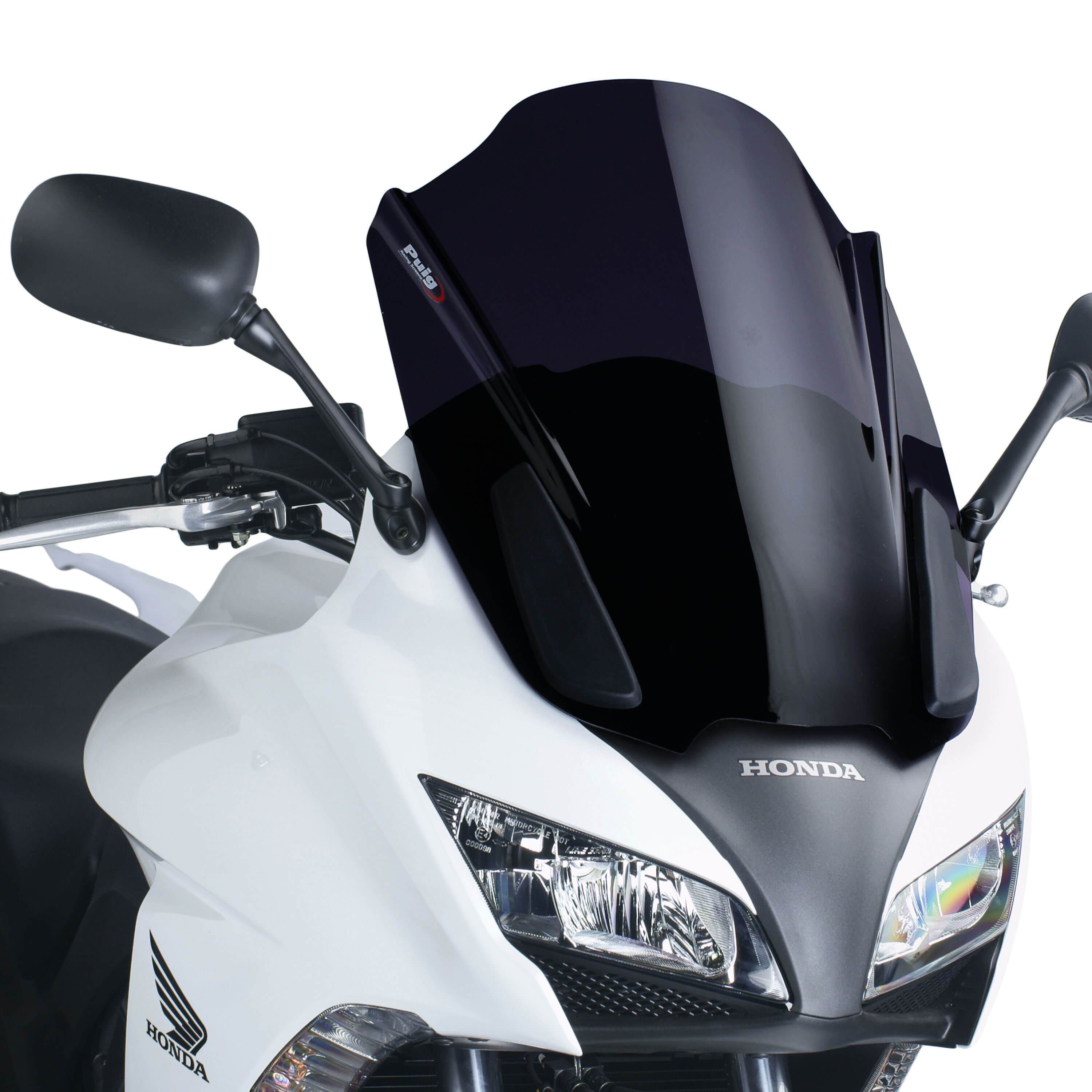 Puig Touring Screen | Black (Opaque) | Honda CBF 1000 FA 2010>2016-M5252N-Screens-Pyramid Motorcycle Accessories