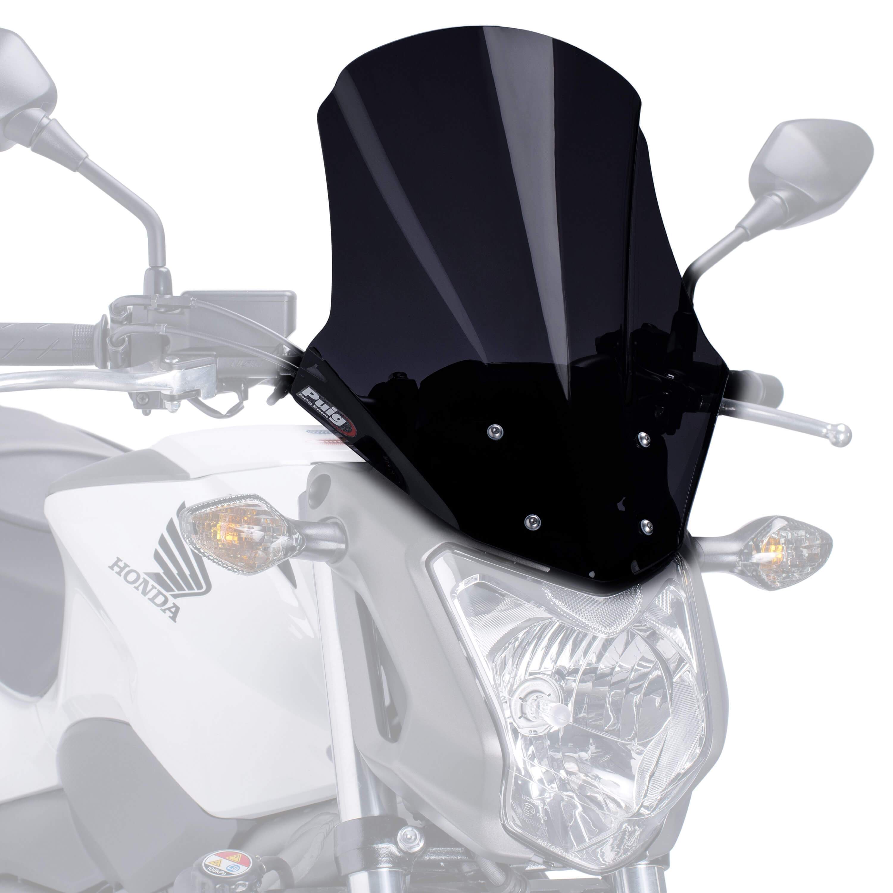 Puig Touring Screen | Black (Opaque) | Honda NC 750 S 2014>Current -  Shop name