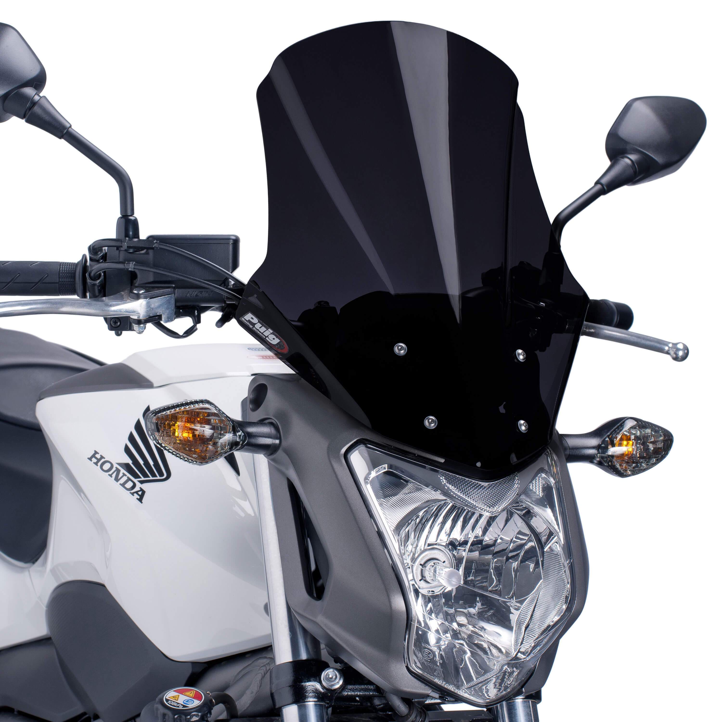 Puig Touring Screen | Black (Opaque) | Honda NC 750 S 2014>Current -  Shop name