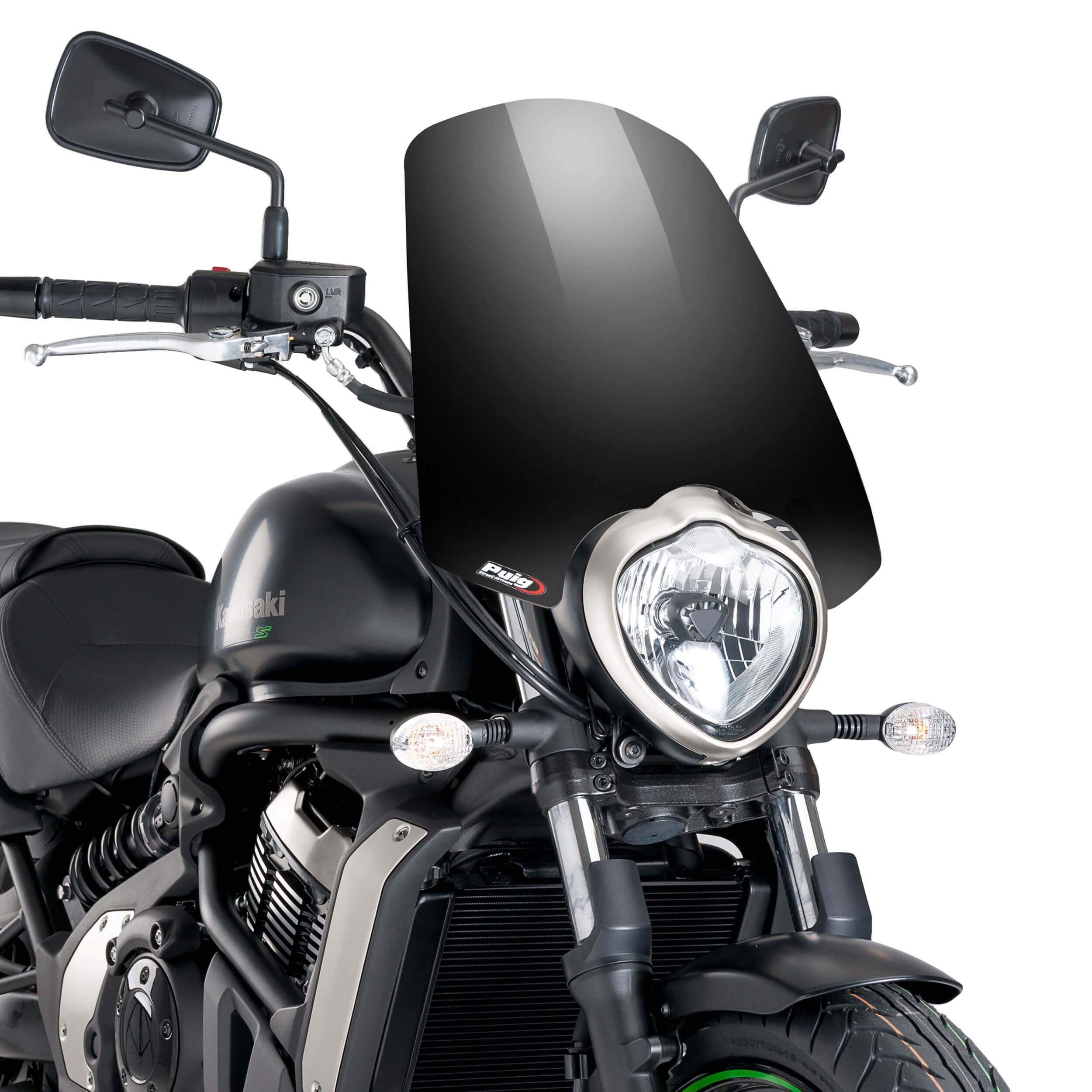 Puig Touring Screen | Black (Opaque) | Kawasaki Vulcan S 2015>Current -  Shop name