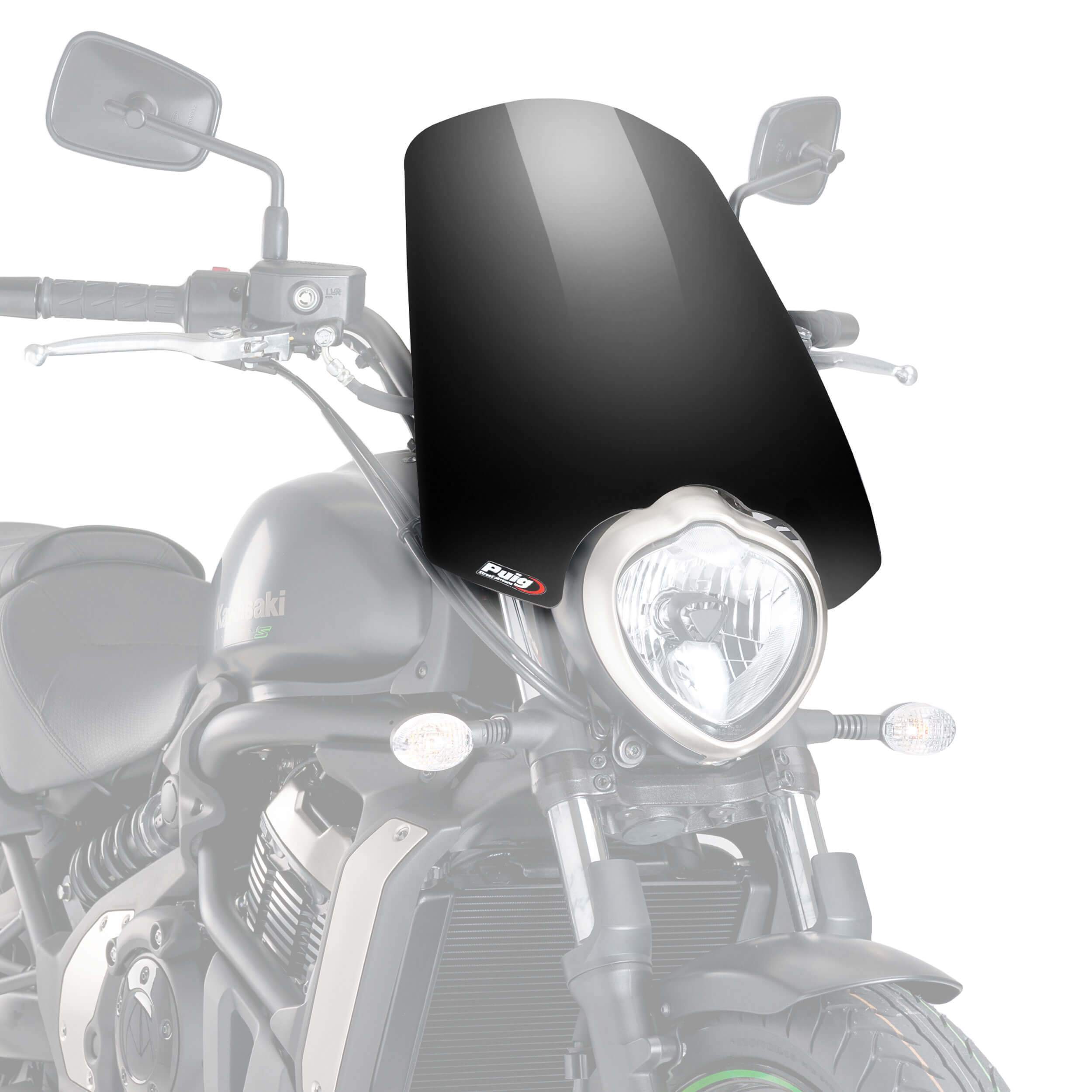 Puig Touring Screen | Black (Opaque) | Kawasaki Vulcan S 2015>Current -  Shop name