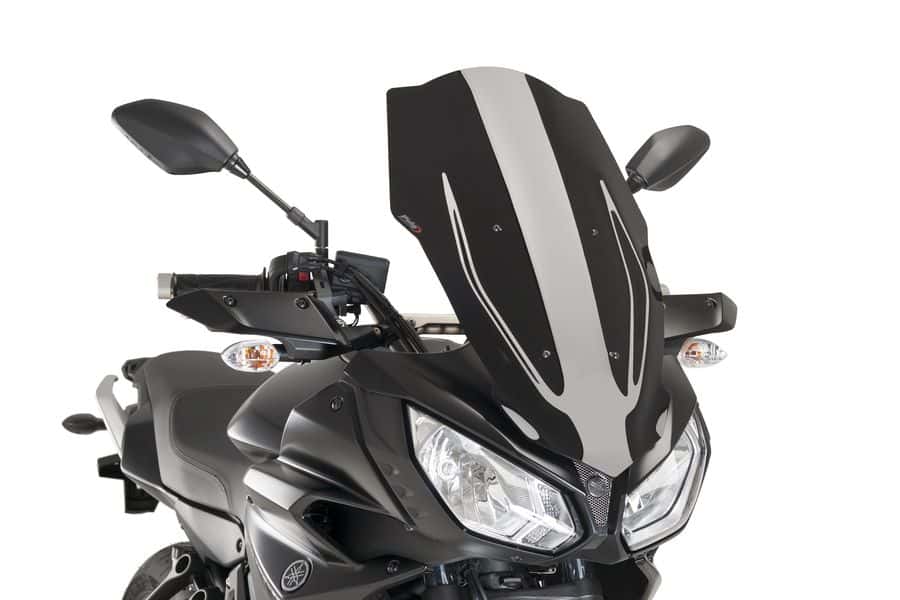 Puig Touring Screen | Black (Opaque) | Yamaha Tracer 700 GT 2019>2019-Screens-Pyramid Motorcycle Accessories